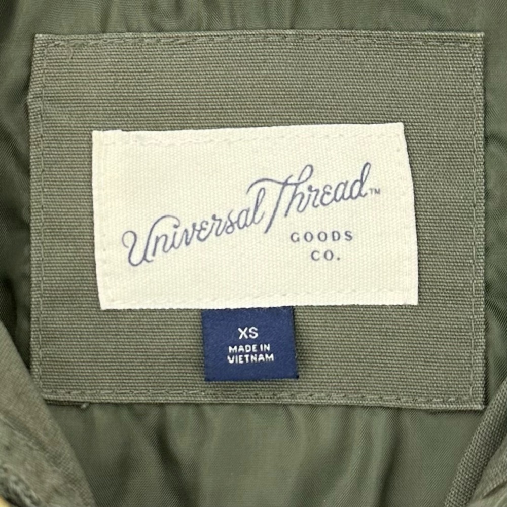 Universal Thread Army Green Cargo Utility Jacket XS - Picture 7 of 13